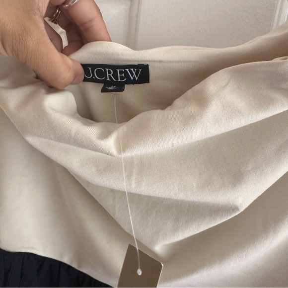 J. Crew Strapless colorblock mixy dress NWT Size 2X Minimalist Classic - Picture 10 of 11